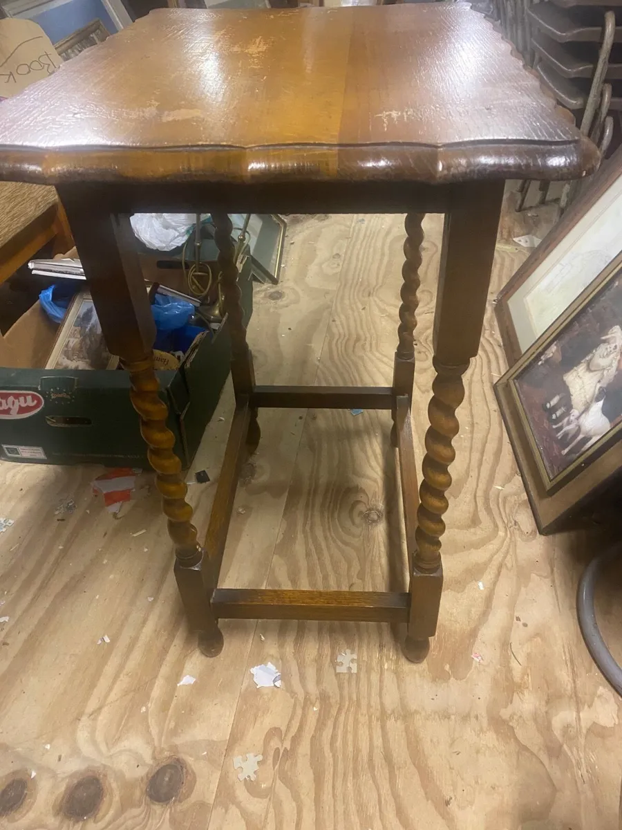 Antique occasional table - Image 4