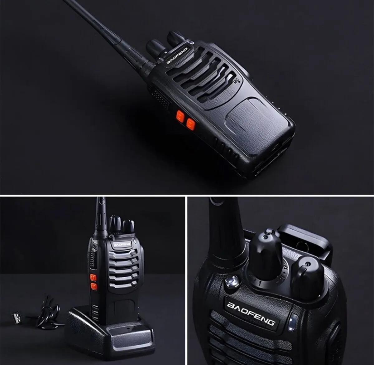2 x Walkie Talkies Baofeng 16 Channel NEW - Image 4