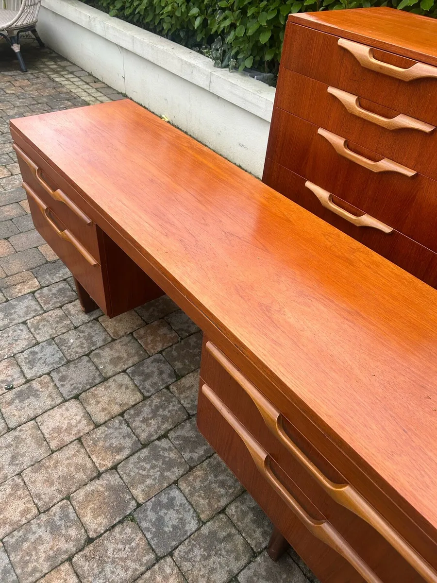 Mid century teak drawers & dresser/sideboard - Image 3