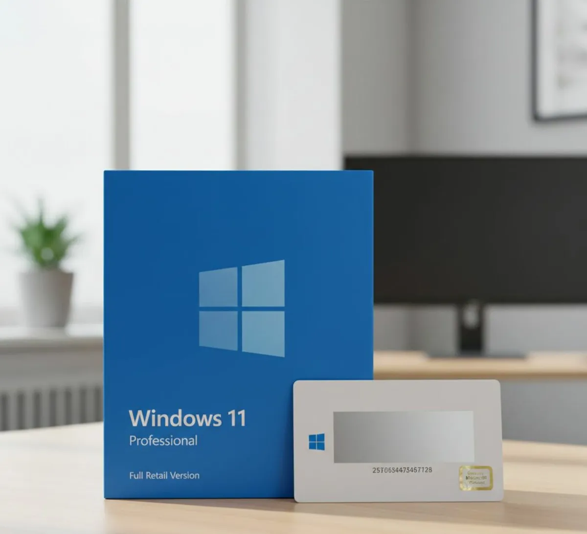 📦 WINDOWS 11 PRO - RETAIL PRODUCT KEY CARD 📦