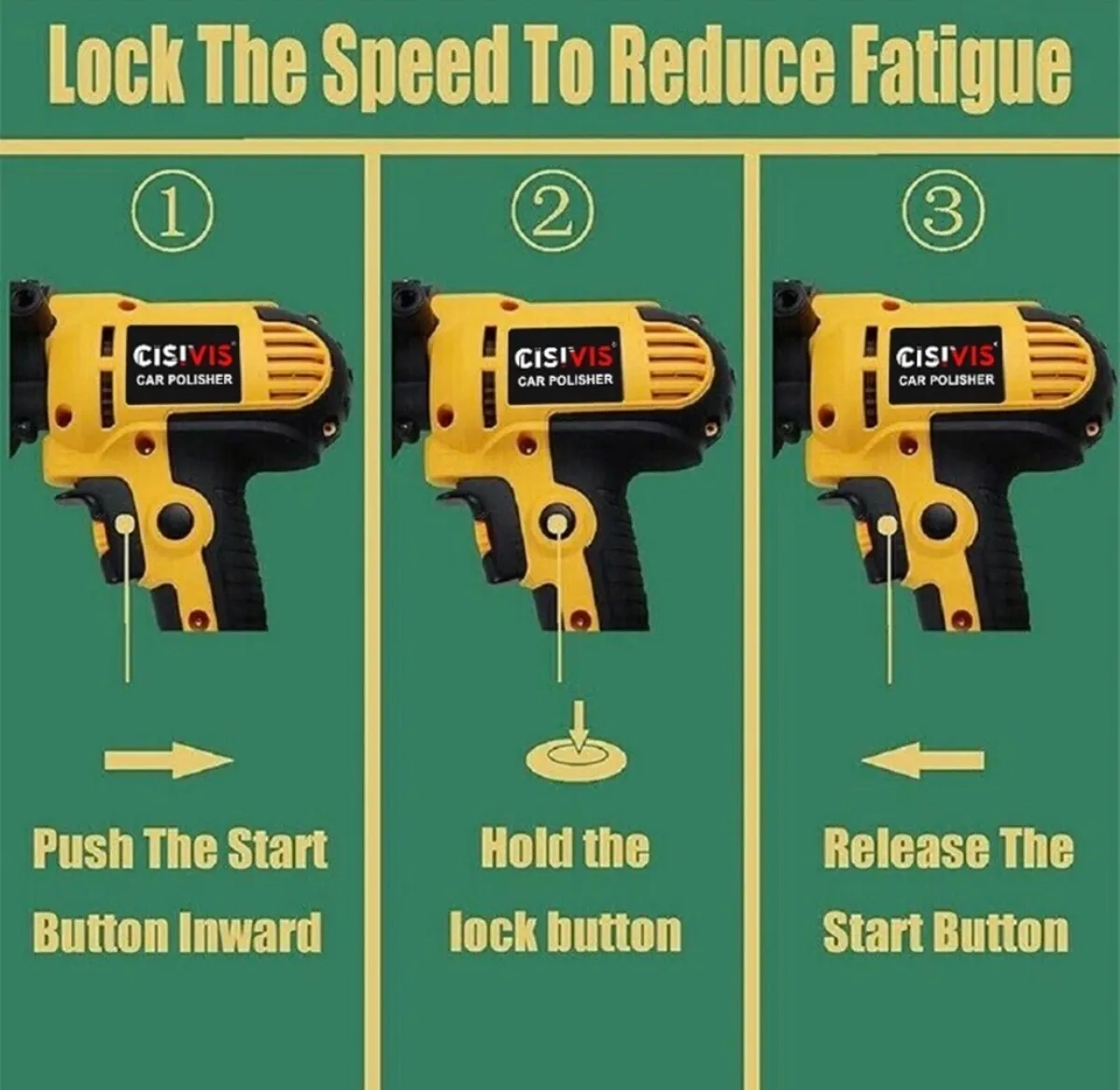 Electric Car Polisher Buffer Sander 5” NEW - Image 4