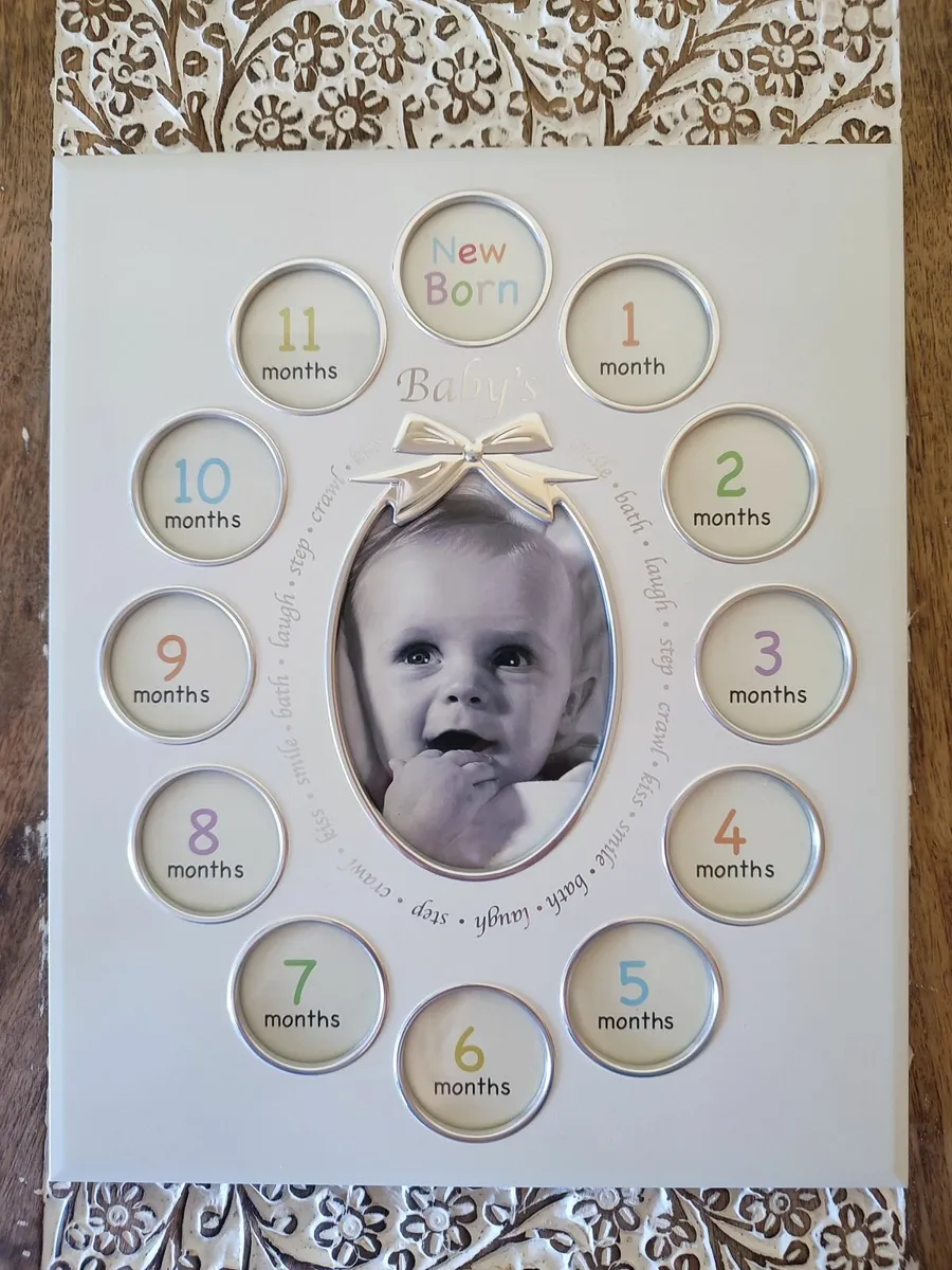 12 months baby photo frame - Image 3
