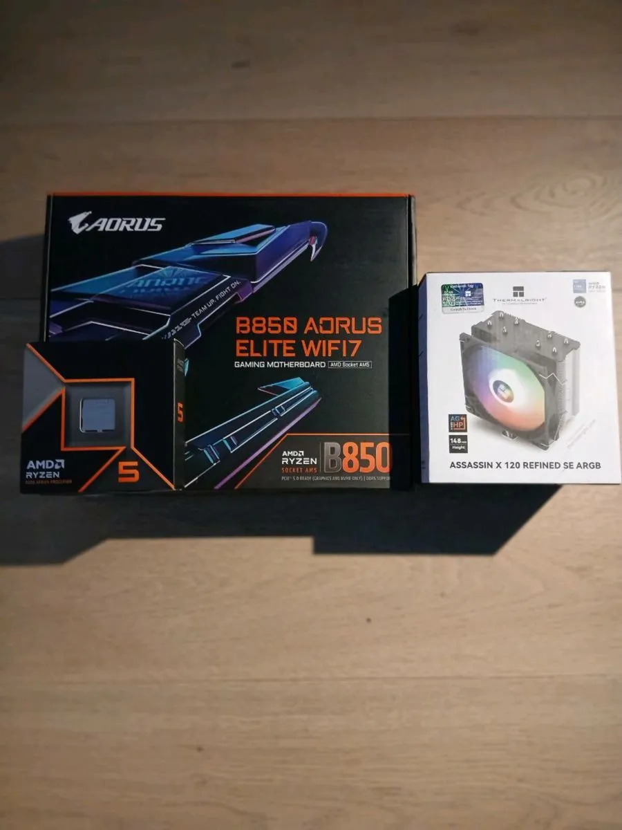 Ryzen 5 9600x, motherboard and cooler bundle - Image 1