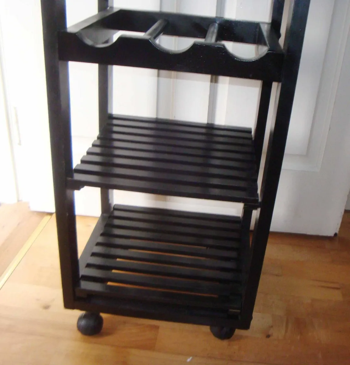 Black kitchen trolley - Image 2
