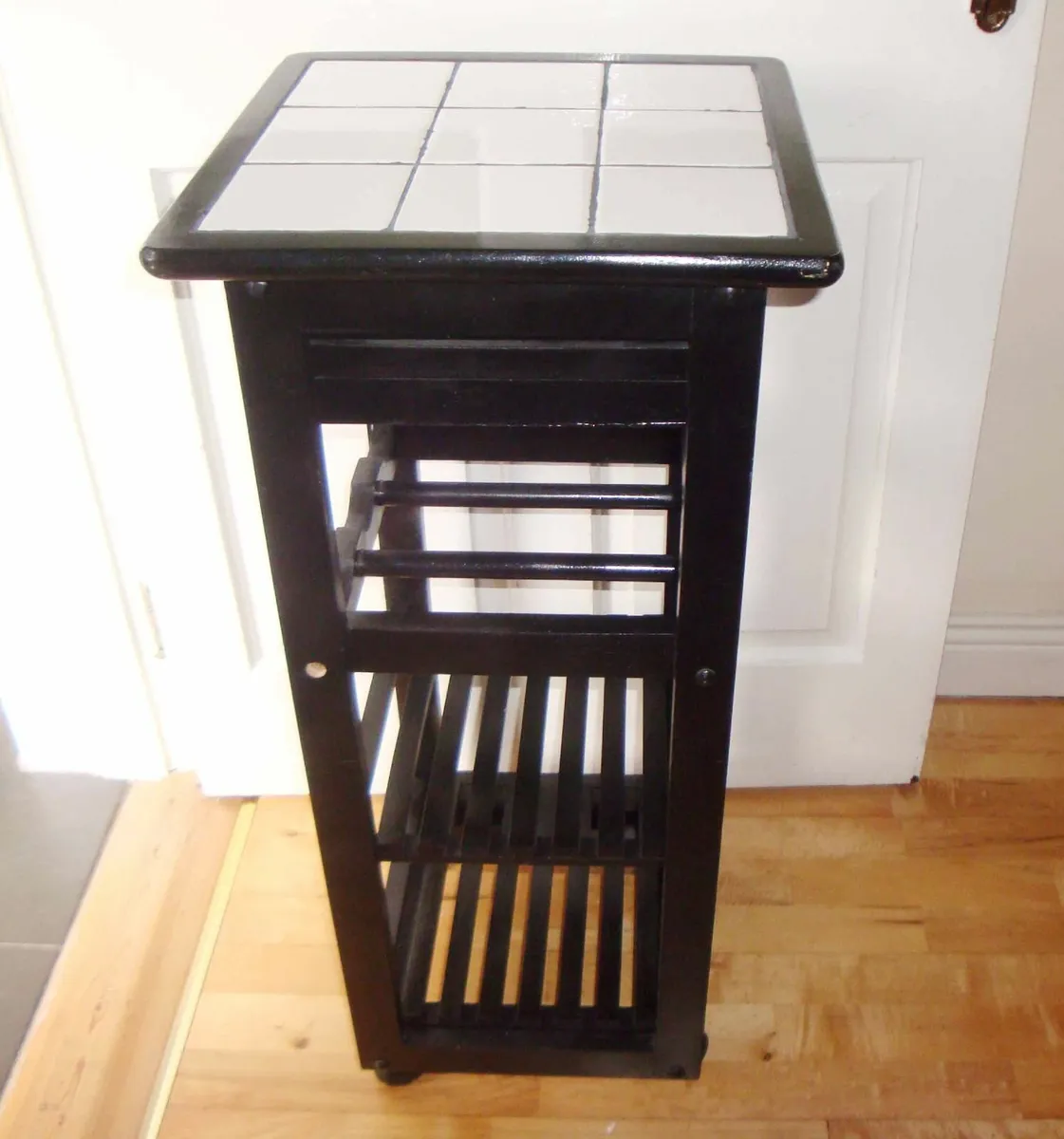 Black kitchen trolley - Image 1
