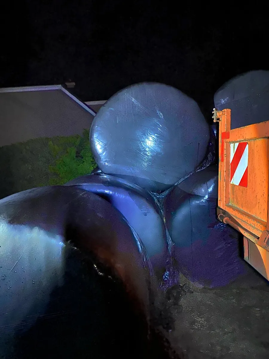 13 round bales of Haylage - Image 1