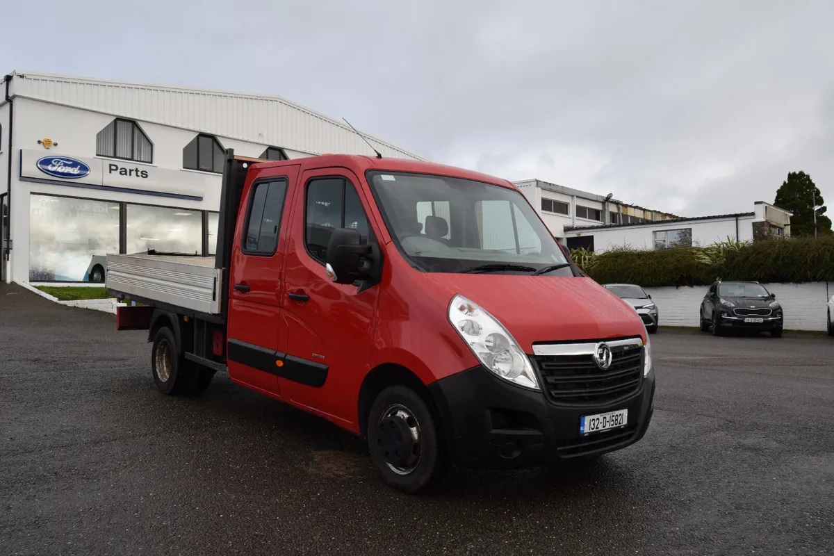 Vauxhall Movano 2013 Crew Cab 7 seat Flat body - Image 1