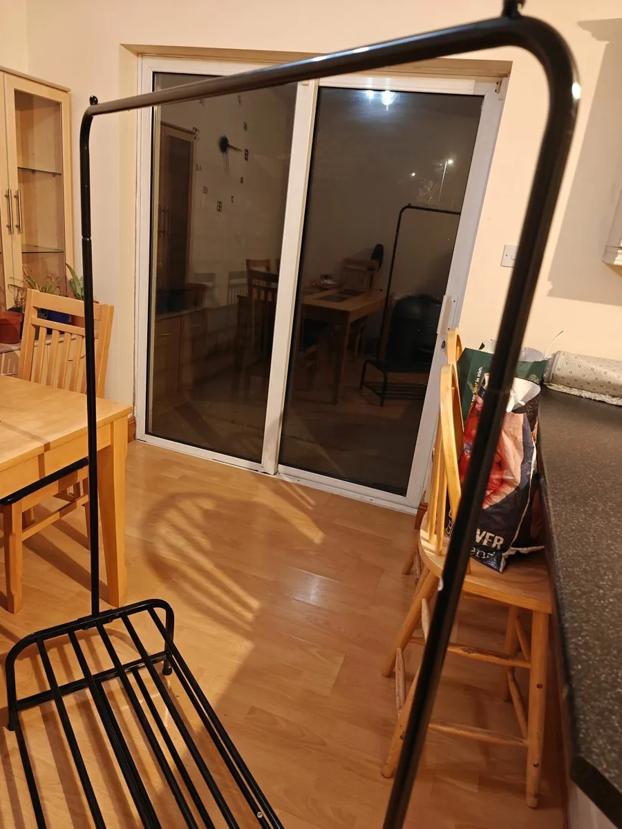 Coat and shoe rack - metal - Image 2