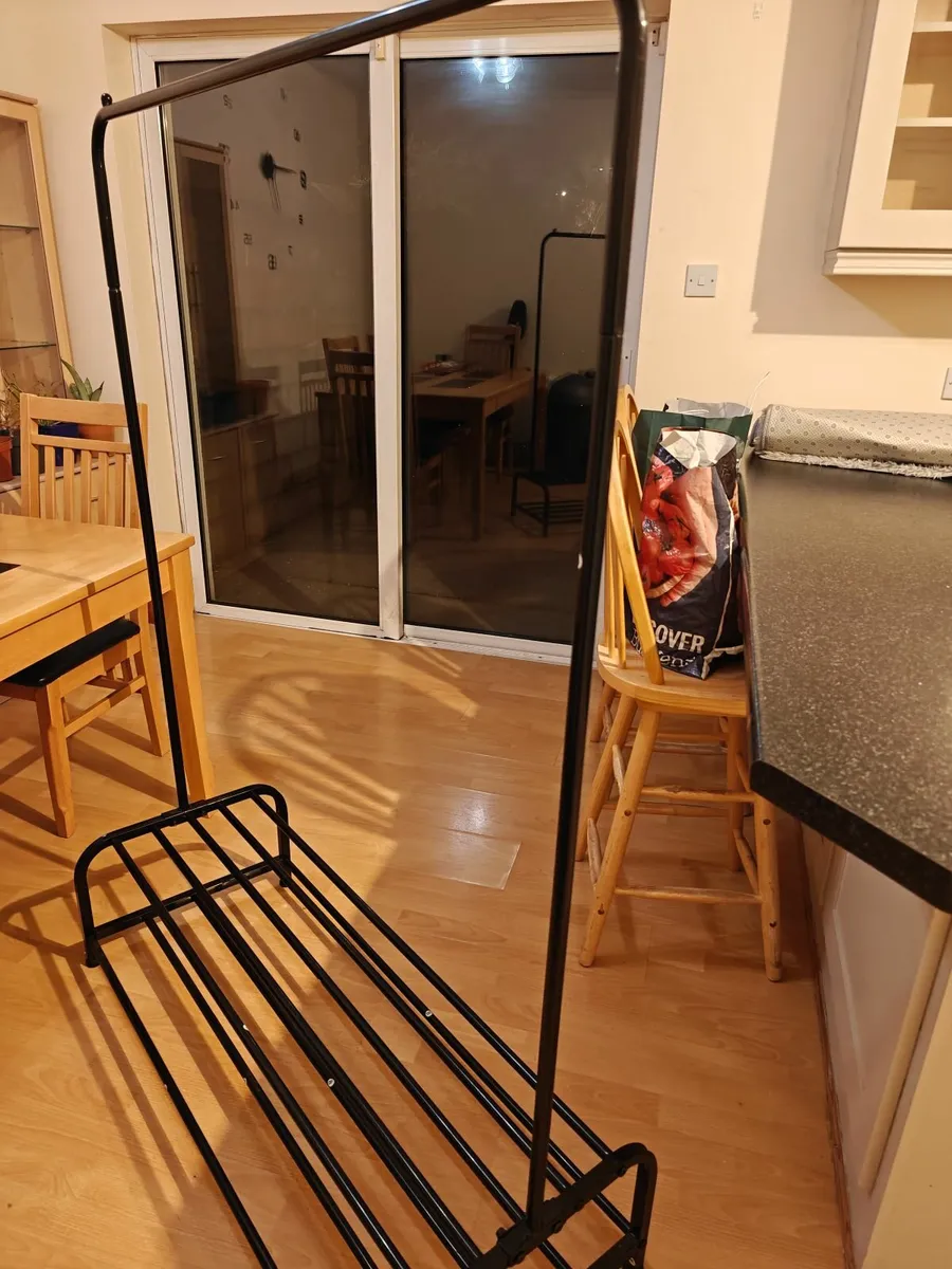 Coat and shoe rack - metal - Image 4