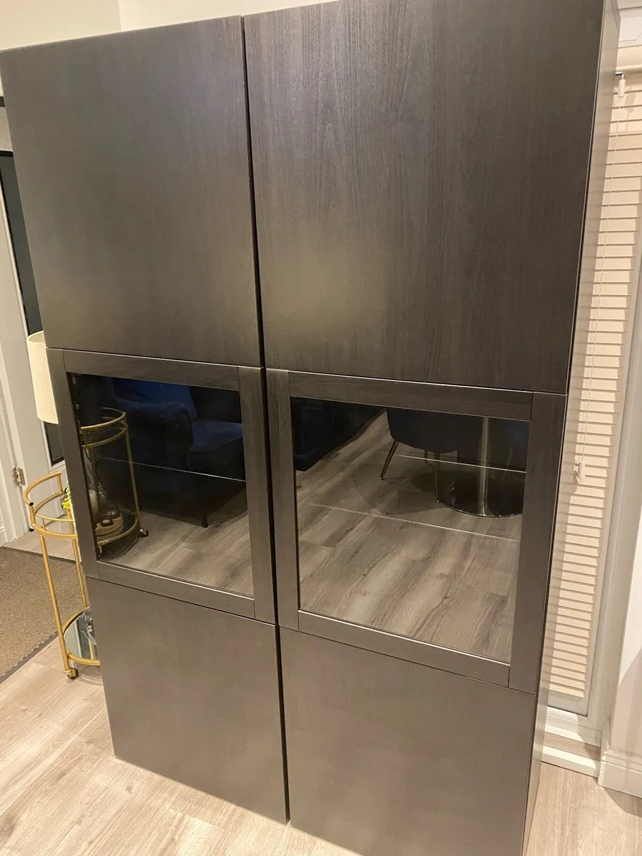 IKEA Black Besta wall unit - Image 2