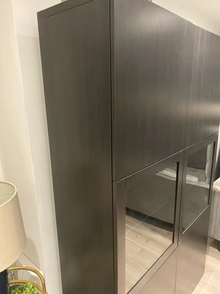 IKEA Black Besta wall unit - Image 3