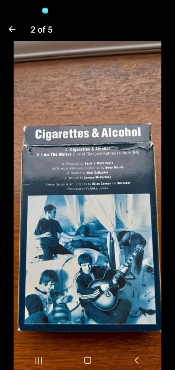 Oasis casette RARE 1994 - Image 4