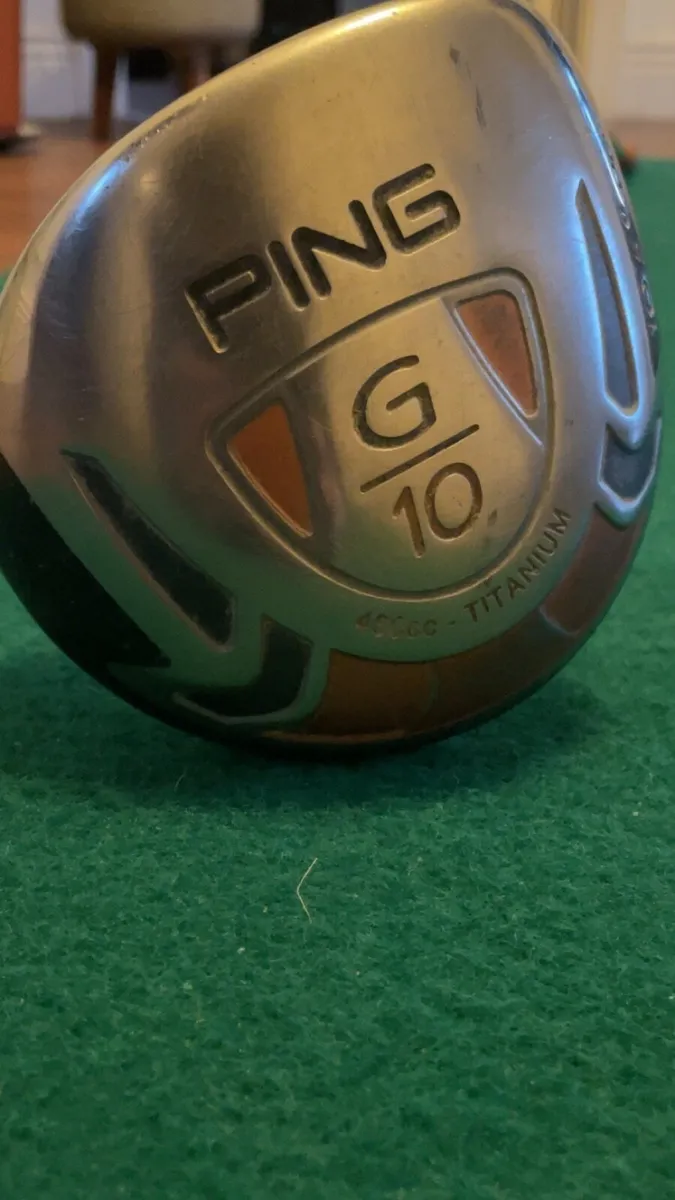Ping g10 driver with new grip and headcover - Image 1