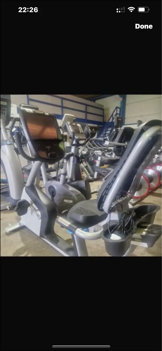 PRECOR TOUCHSCREEN RECUMBENT - Image 2
