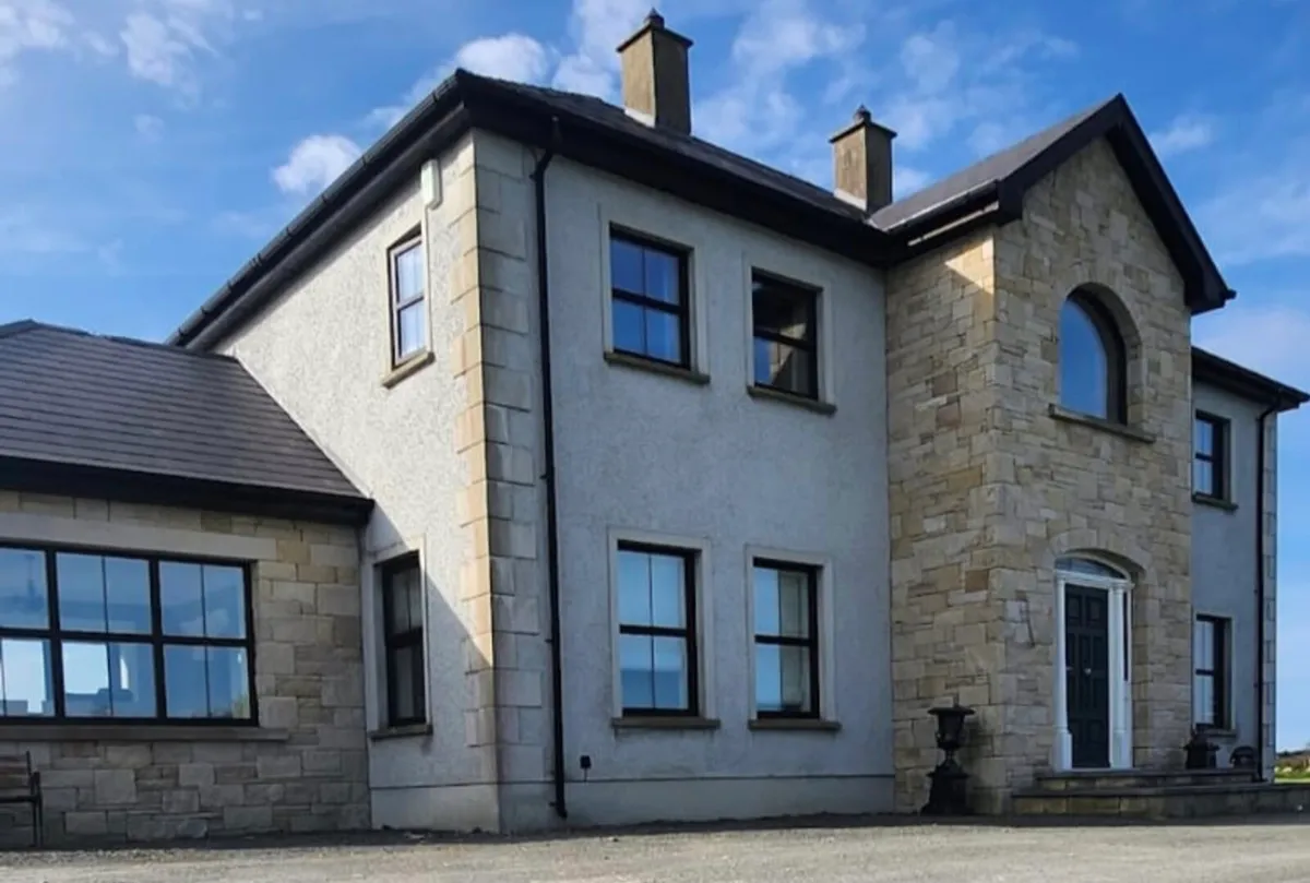 Black Triple glazing pvc windows - Image 1