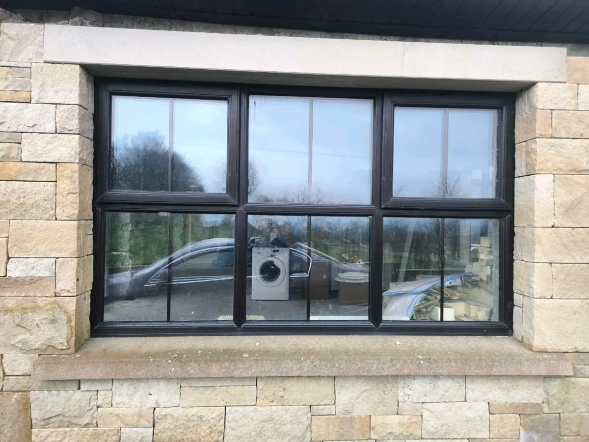 Black Triple glazing pvc windows - Image 2