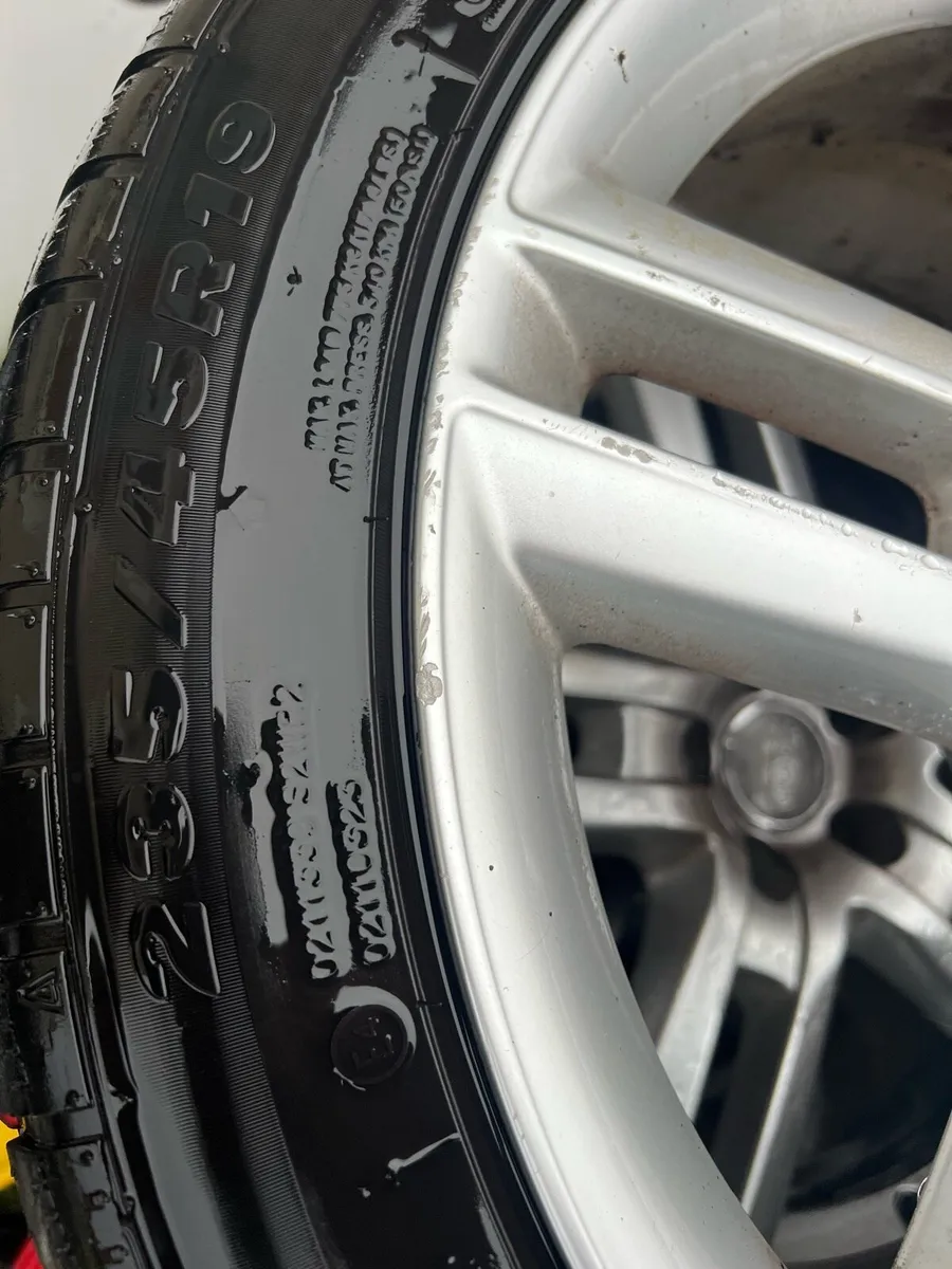 Audi A6 Quattro alloys with winter tyres 19 inch - Image 4