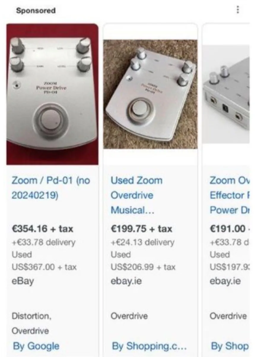 Zoom PD-01 Made in Japan rare clone of Klon - Image 2