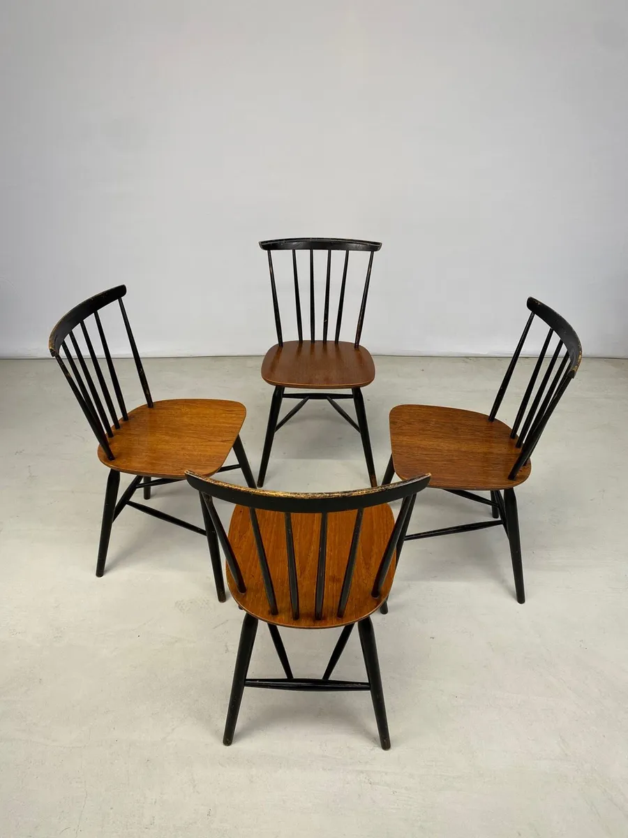Rare Set of Mid Century Danish Chairs - Image 3
