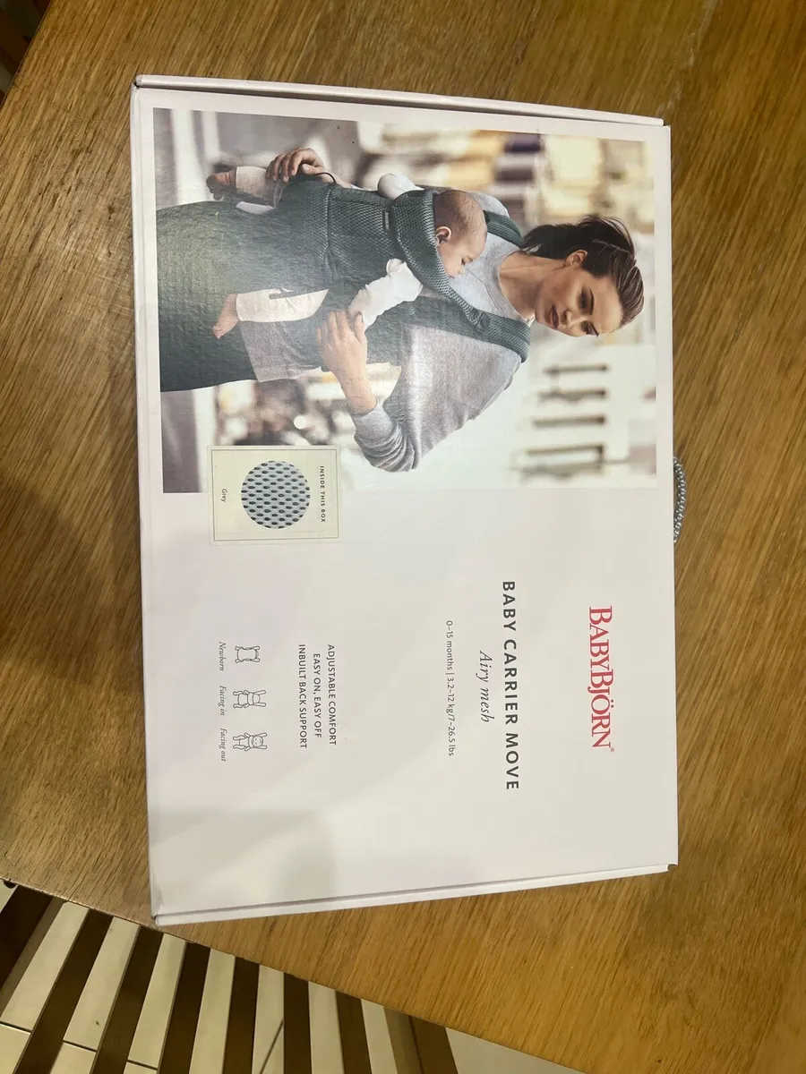 BabyBjorn carrier Move Airy Mesh grey - Image 2