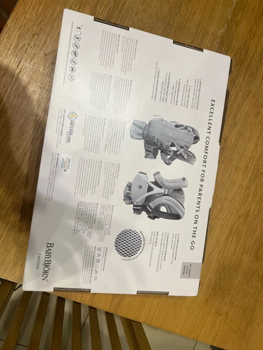 BabyBjorn carrier Move Airy Mesh grey - Image 3