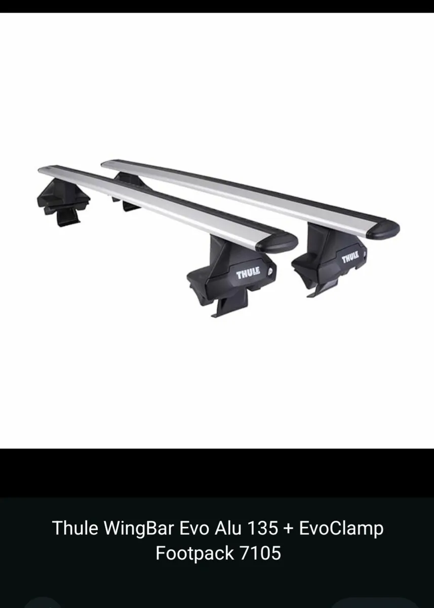 Thule Wing bar Evo Alu 135+ Footpack 7105