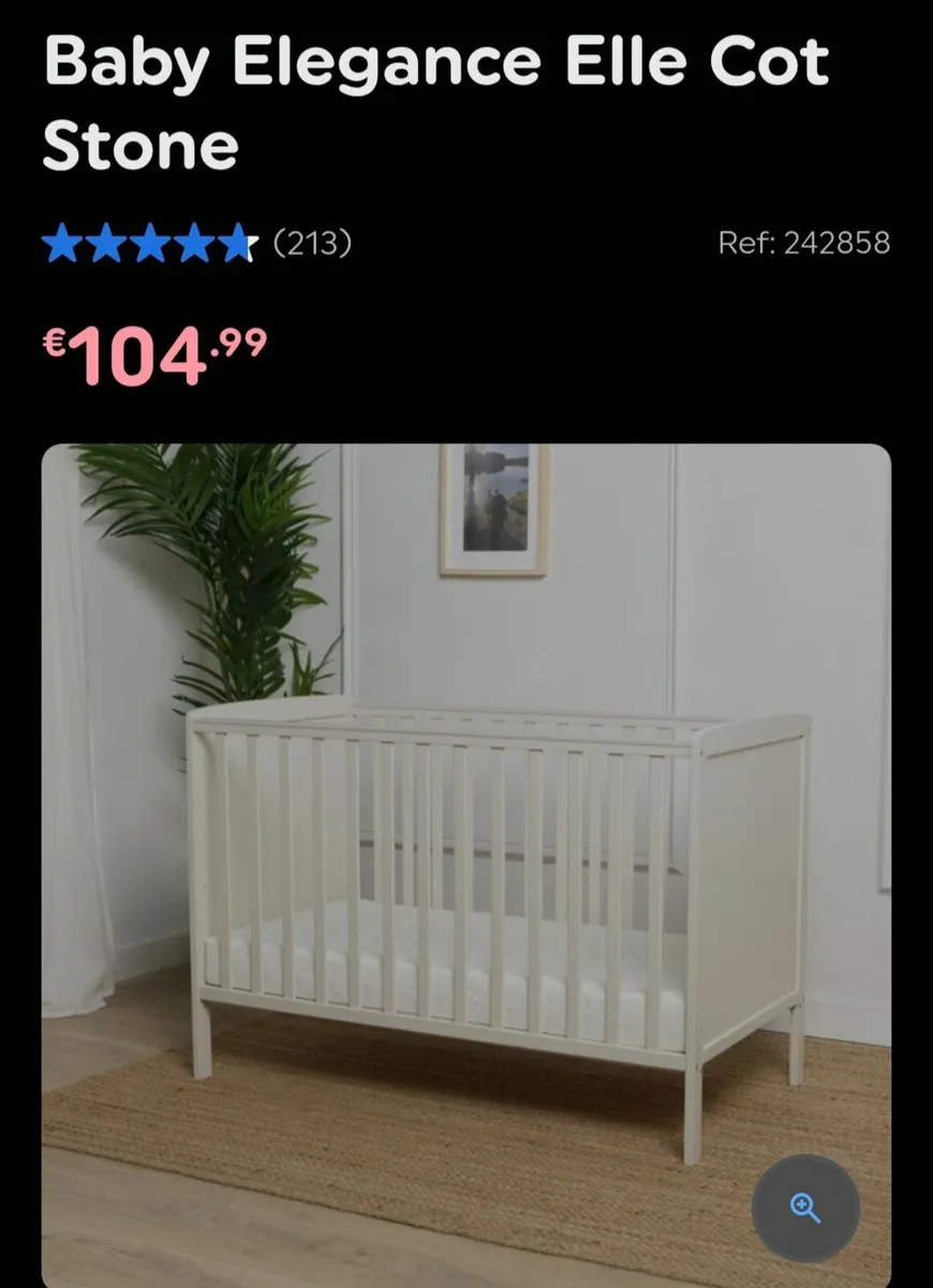 Baby cot - Image 1