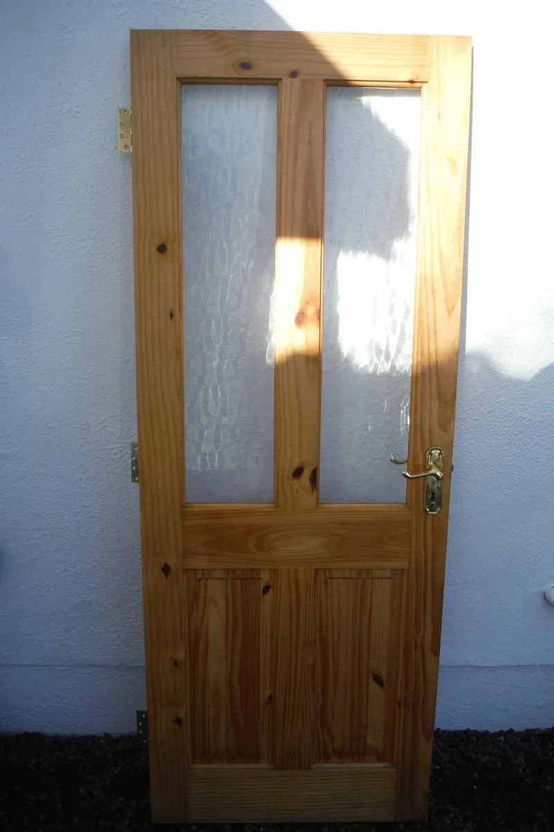 Pine Door & Frame - Image 1
