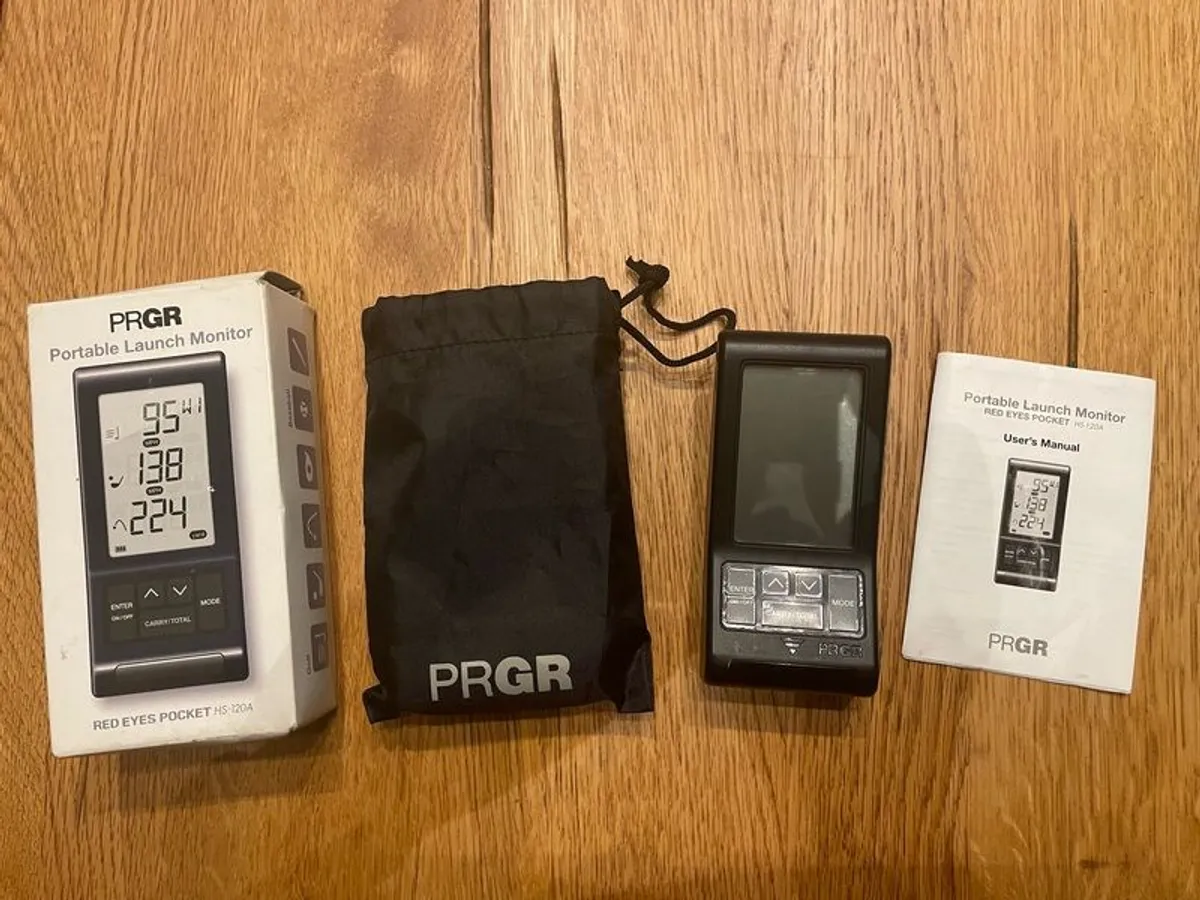 PRGR Portable Launch Golf Monitor - Image 1