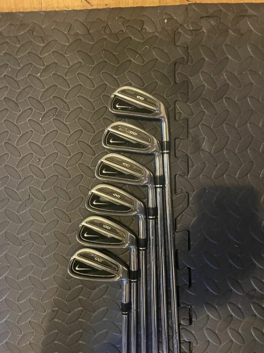 Nike CCI irons, Cobra carry bag & trolley - Image 2