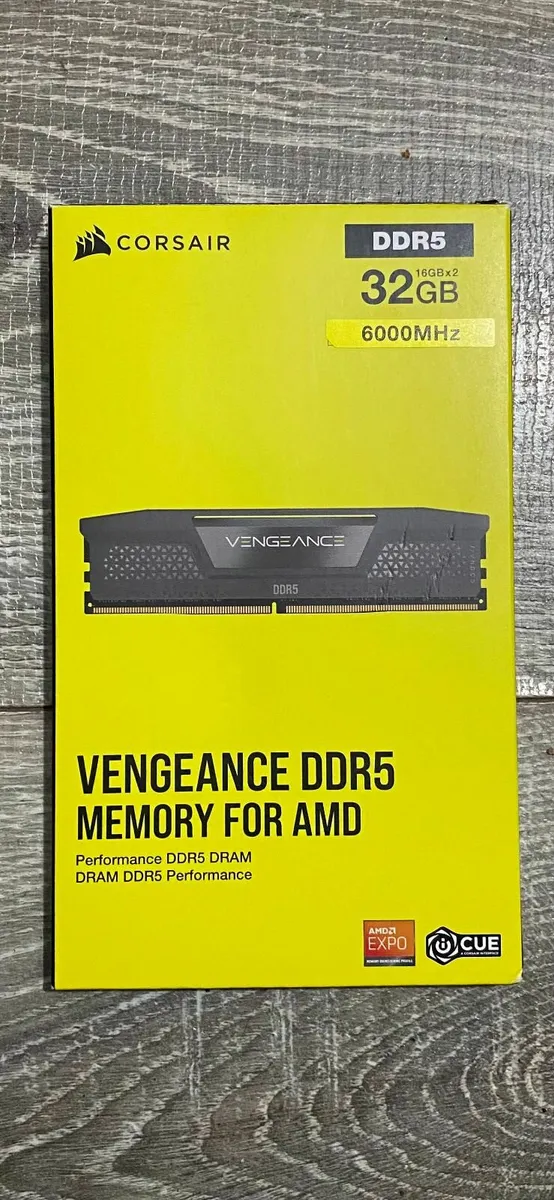 Corsair DDR5 Ram 32gb (2x16gb) 6000MHz (BRAND NEW) - Image 1