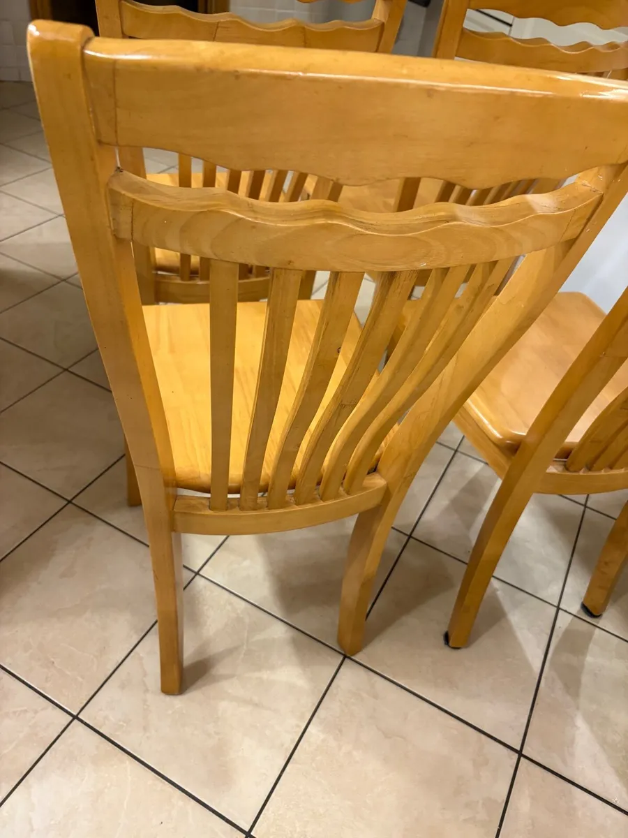 4 kitchen chairs - Image 3
