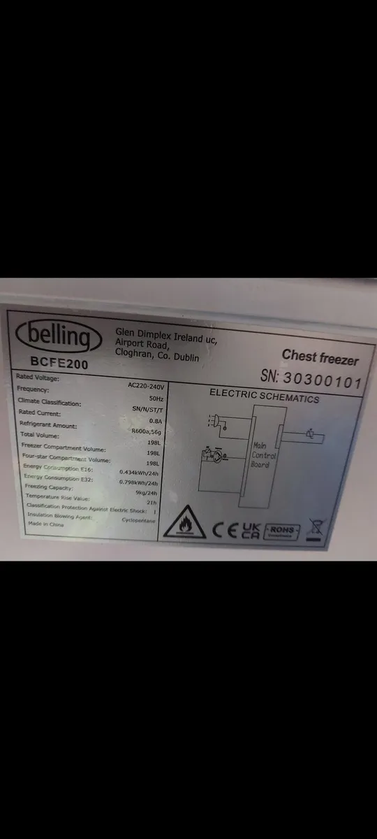 Large box Freezer for Sale - Image 3