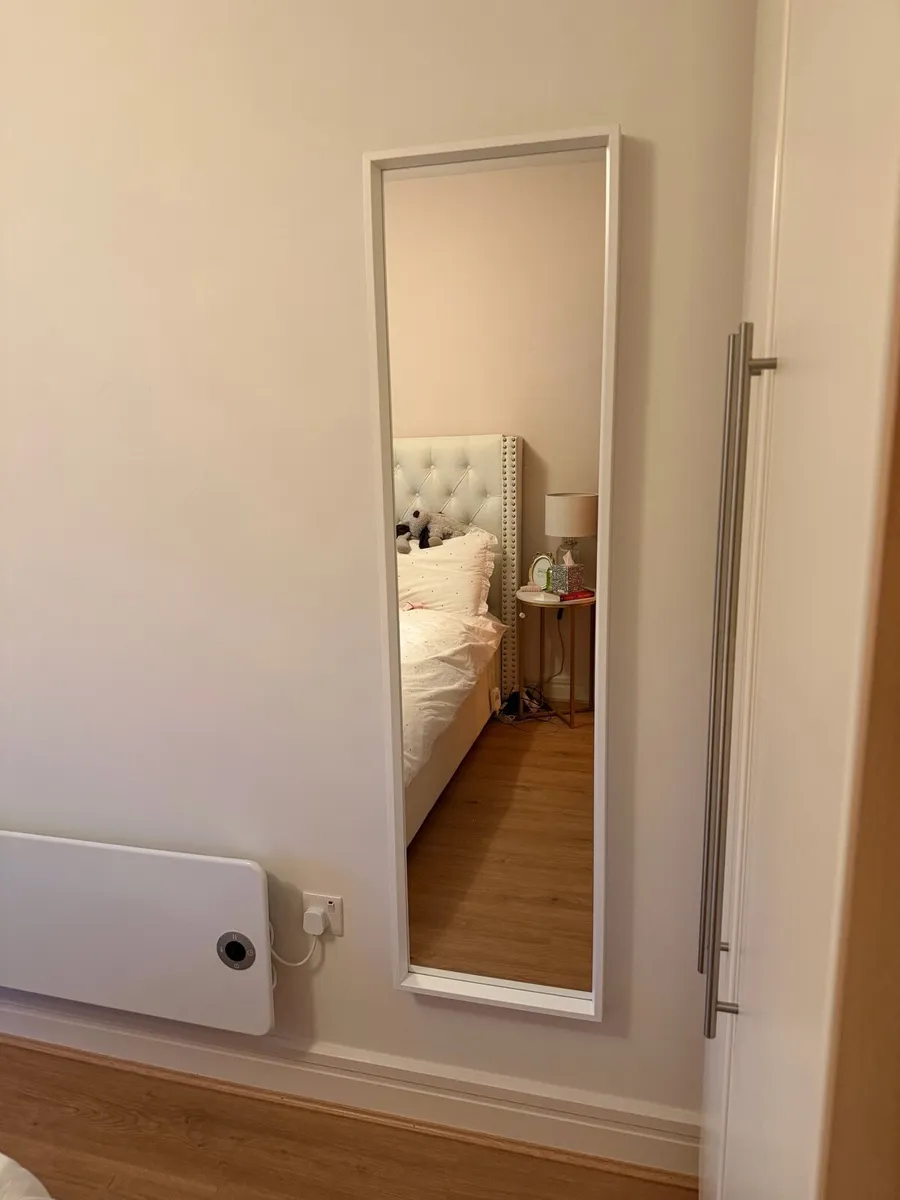IKEA Nissedal White Mirror 40x150cm - Image 2