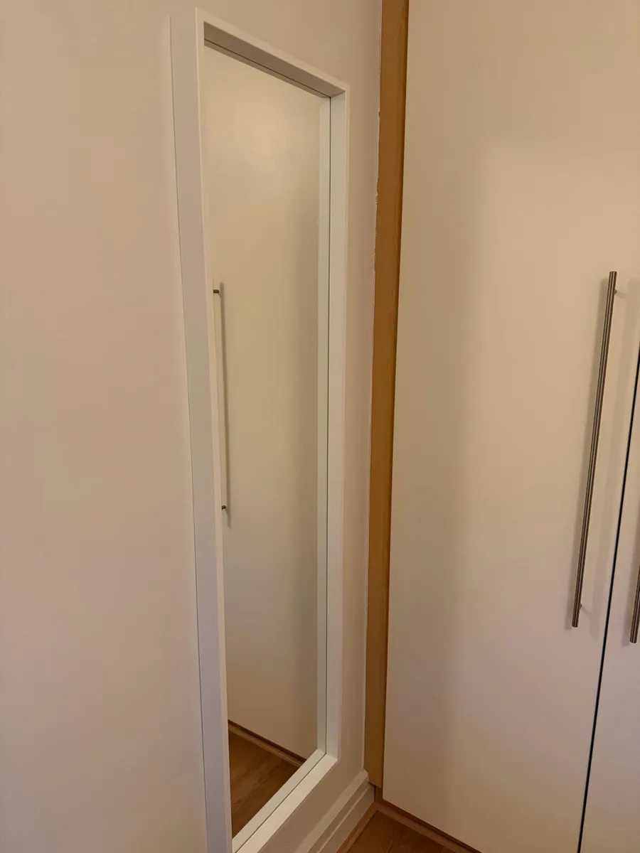 IKEA Nissedal White Mirror 40x150cm - Image 3