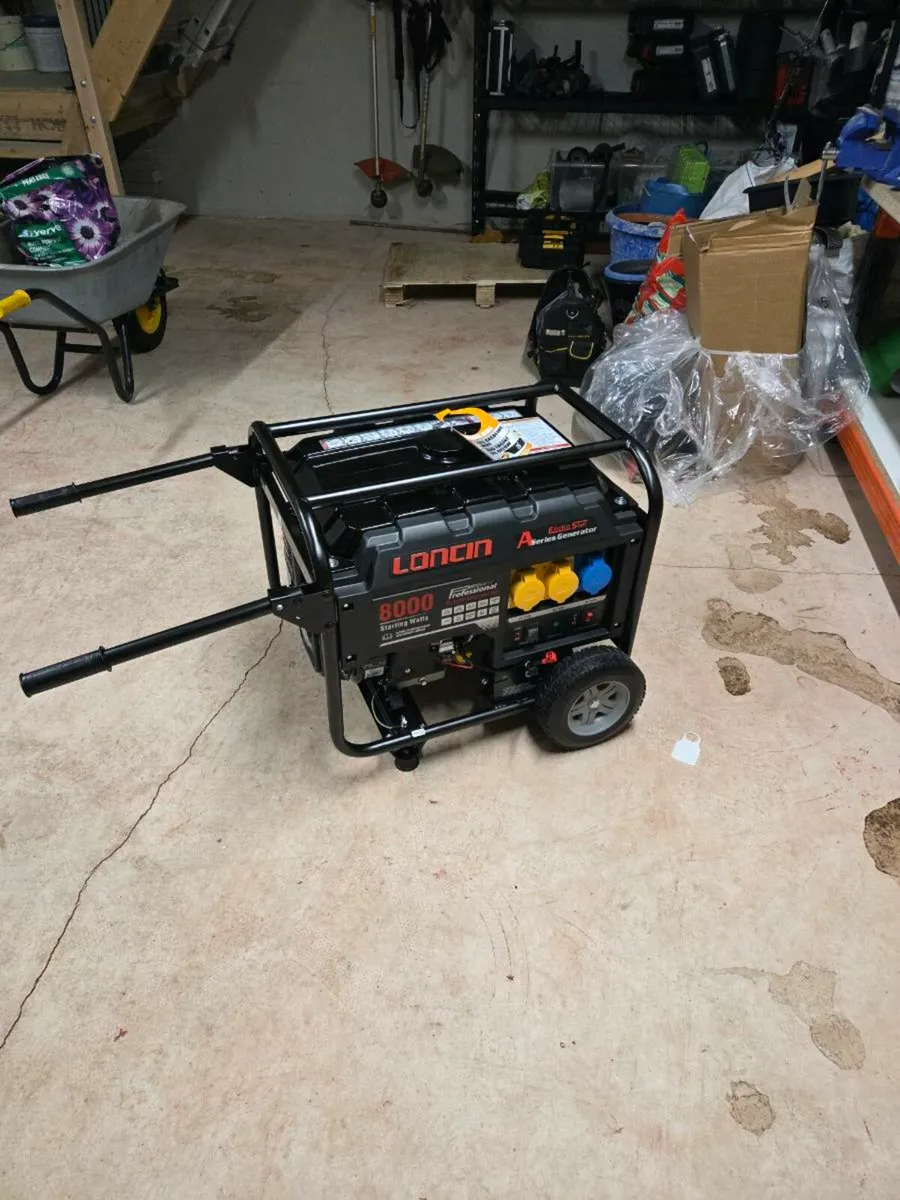 Loncin 8kva pulll start generator for rent