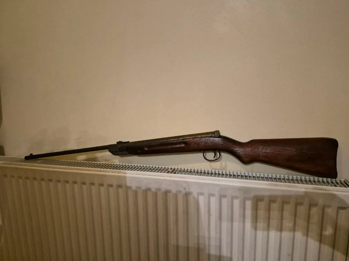 Decor rifle wood and metal - Image 1