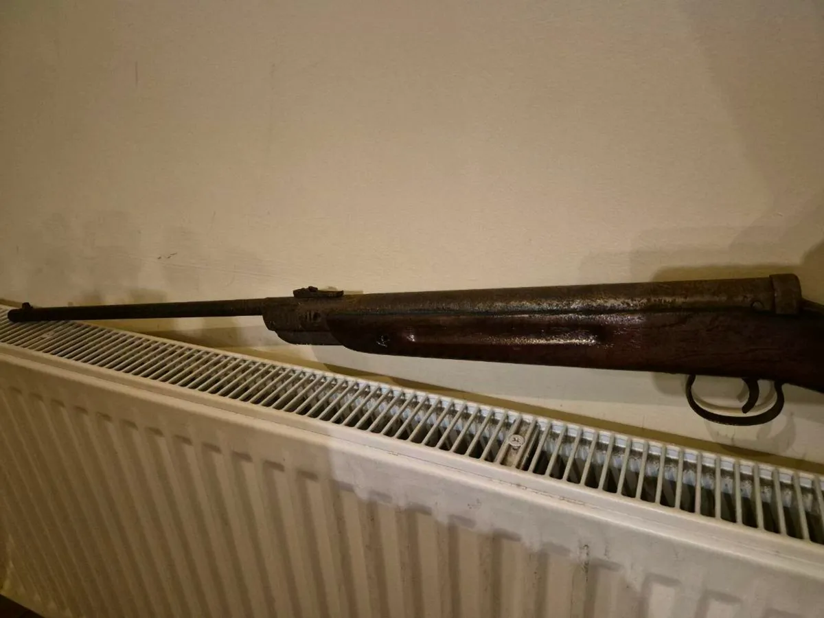 Decor rifle wood and metal - Image 3