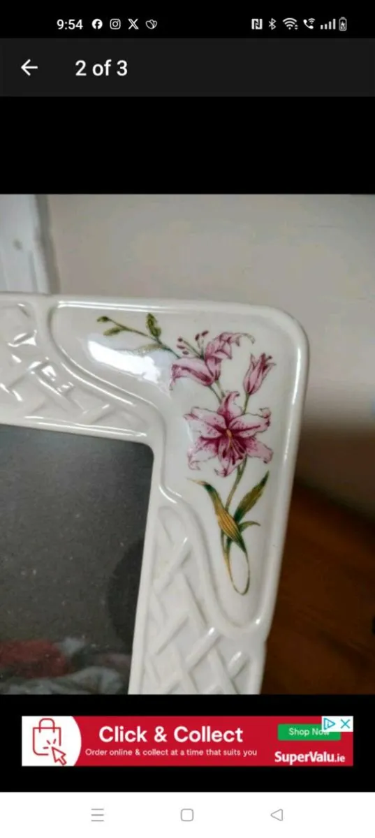 Beautiful ceramic Belleek Photo Frame
, 6 x 8 €28 - Image 2