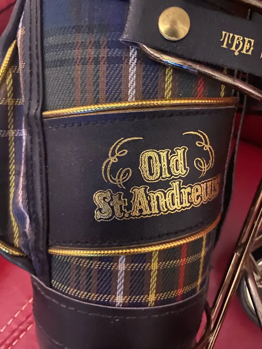 Rare Vintage Old St.Andrews Golf Bag Bottle Holder - Image 2