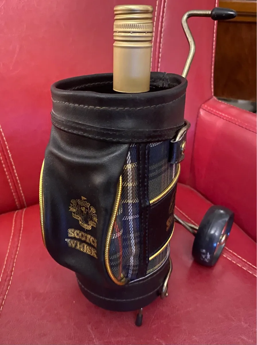 Rare Vintage Old St.Andrews Golf Bag Bottle Holder - Image 3