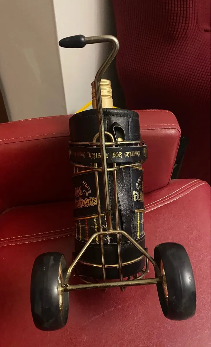 Rare Vintage Old St.Andrews Golf Bag Bottle Holder - Image 4