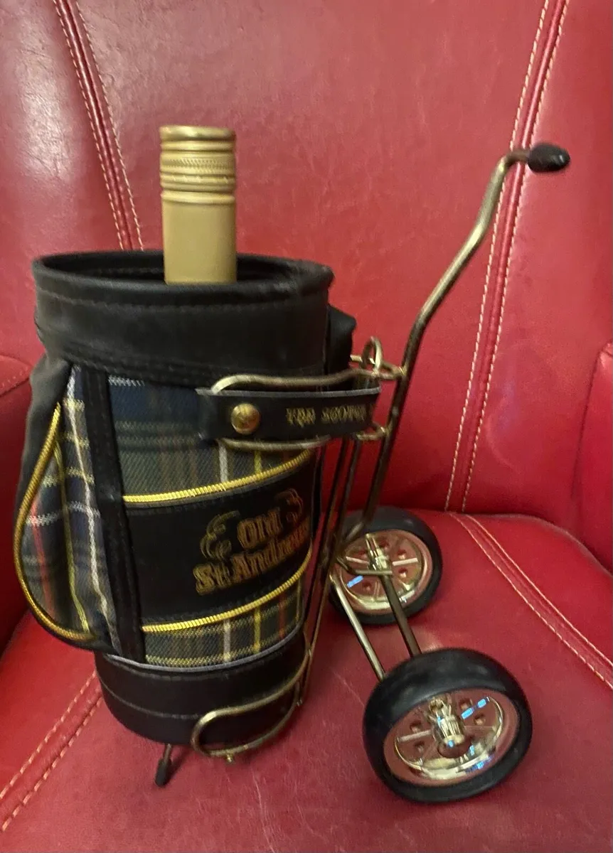 Rare Vintage Old St.Andrews Golf Bag Bottle Holder - Image 1
