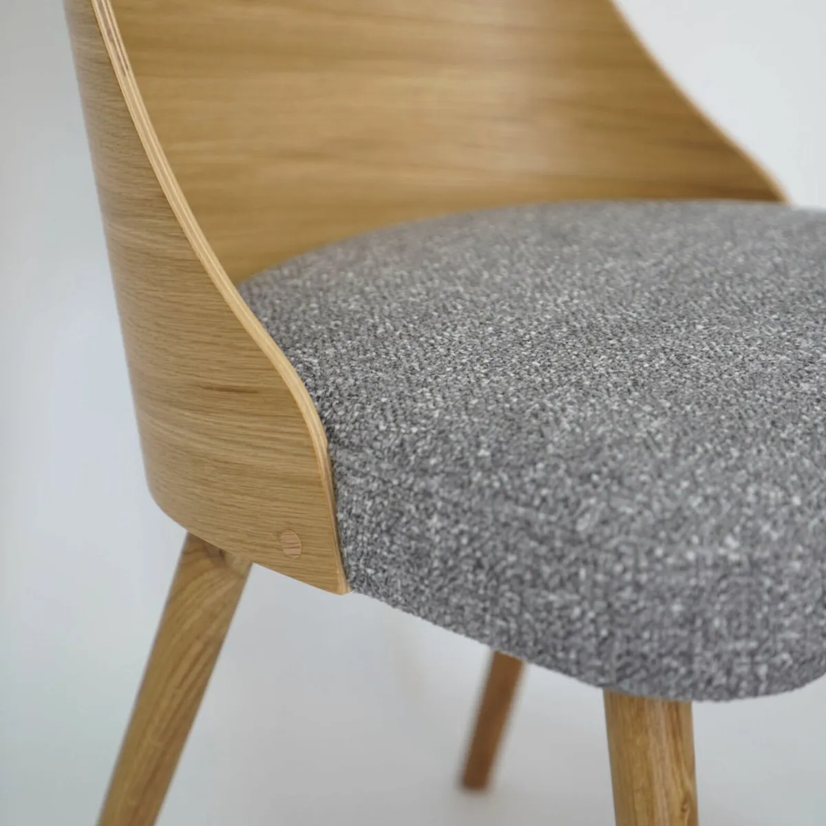 Oak Flow Dining Chair - Image 3