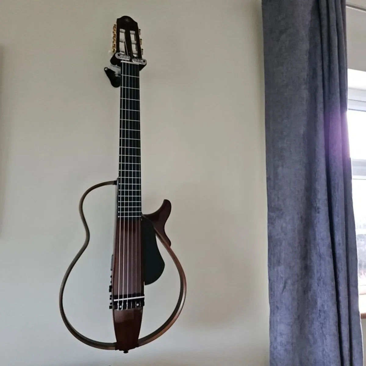 Yamaha Nylon Silent guitar and TanglewoodT3 Acoustic Amp - Image 3