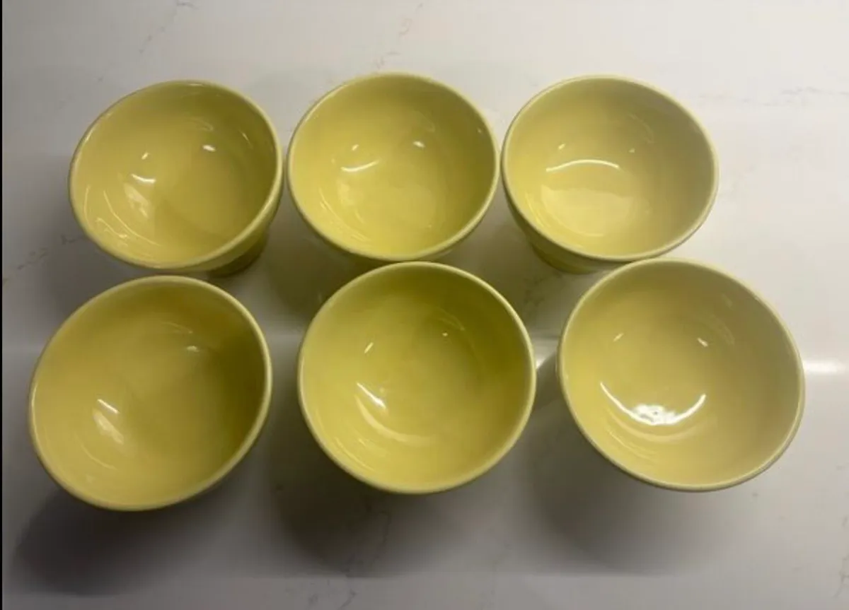 Le Creuset footed Sorbet bowls x6 - Image 4