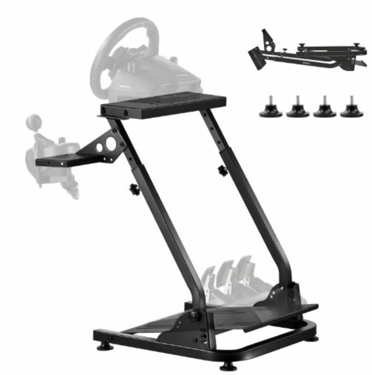 Racing Wheel Stand,Adjustable & Foldable Simulator - Image 1
