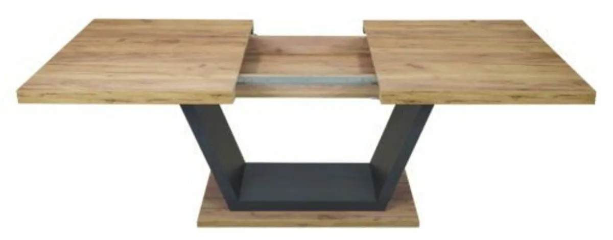 Golden Craft Extendable Dining Table – Oak Laminat - Image 2