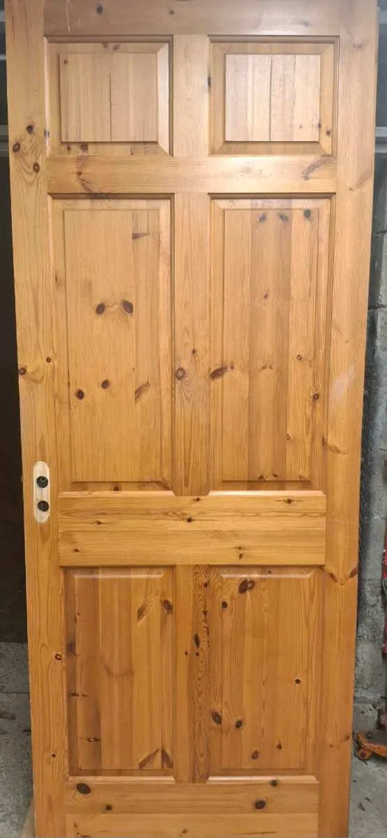 Solid 6 panel doors