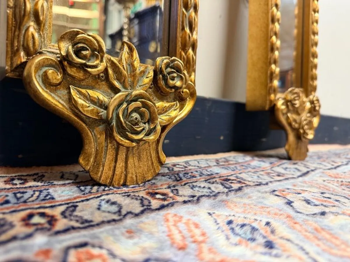 Pair of French Style Pier Mirrors - Image 3